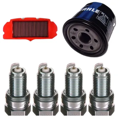 Image de Kit d'entretien pour Suzuki GSX 1300 BKAU2 B-King ABS 2008 : filtres et bougies d'allumage de Pamoto - Neuf