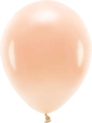 Imagen del producto de Globos ecológicos de 26 cm, color melocotón (1 paquete / 100 unidades)