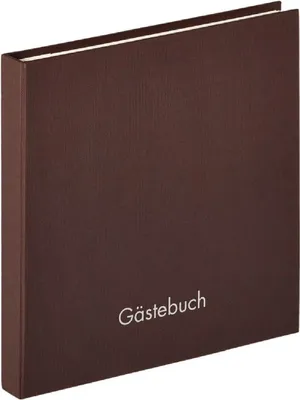 Produktbild von Walther, GB-206-P,Gästebuch Fun, 26x25 cm, dunkelbraun