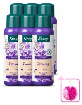 Obrázek produktu pro 6 kusů pěny do koupele Kneipp s levandulí – pro relaxaci – 400 ml – výhodný balení