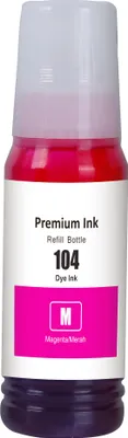 Image de TECHTEK Encre remplace 104 (C13T00P340) compatible avec [Epson] EcoTank ET-14100, EcoTank ET-1810, EcoTank ET-2400, EcoTank ET-2700, EcoTank ET-2710,