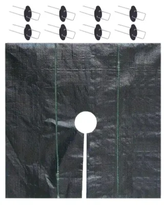 Imagen del producto de Tela de paisaje con estacas para uso en jardines