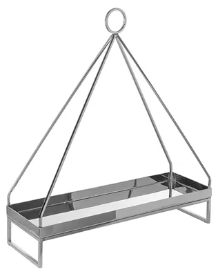Produktbild von FINK Deko-Tablett ELAIA - Kerzentablett aus Edelstahl poliert, glänzend, silberfarben, 50 x 16 cm, Tischdeko, Wohnzimmer