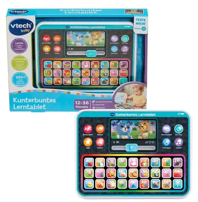 Productafbeelding van VTech Kleurrijk leertablet - ABC-toetsenbord met muziek en spelletjes