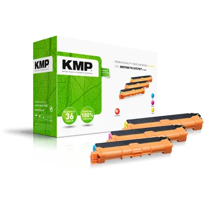 Obrázek produktu pro KMP B-T125X - 6900 stran - azurová - purpurová - žlutá - 3 kusy