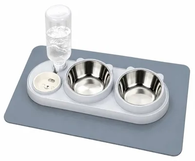 Produktbild von 3-in-1 Katzenklo mit Futter- und Wasserspender