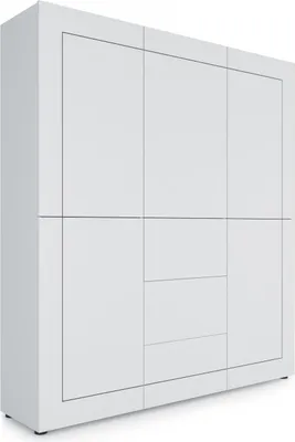 Immagine prodotto di ITAMOBY - Credenza alta 5 ante/3 cassetti 150x35x165 cm Elios bianco lucido