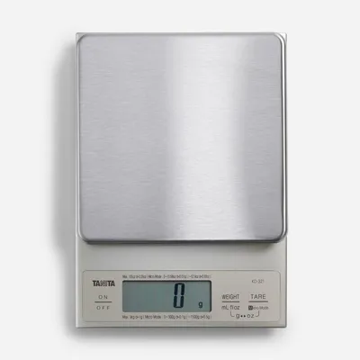 Image de Balance de cuisine numérique - Pèse 3 kg - 0,1 g - Acier inoxydable - Argent