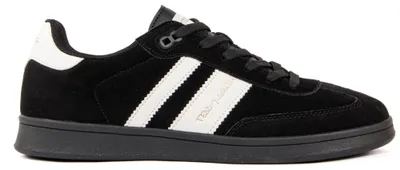 Produktbild von Low-Top Leder Sneaker mit rundem Zehenbereich, Faser-Einlegesohle und Synthetik-Laufsohle