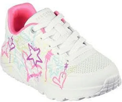 Obrázok produktu pre Dievčenské tenisky Skechers UNO LITE - MY DRIP 17083-27, 17083-28, 17083-29, 17083-30, 17083-31, 17083-32, 17083-33, 17083-34, 17083-35 SKE-310391L white 30