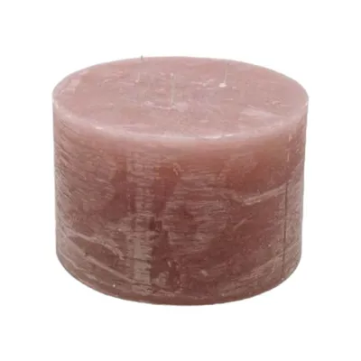 Produktbild von Branded By Stumpenkerze Ø 15 × 10 cm - Antikrosa - ca. 90 Std.