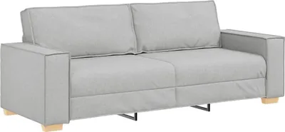 Produktbild von vidaXL 3-Sitzer-Sofa Wolkengrau 180 cm Stoff