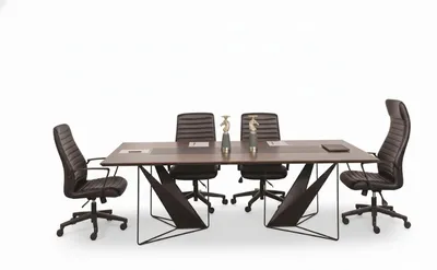 Obrázek produktu pro Elegantní konferenční sada – designový stůl a moderní kancelářské židle