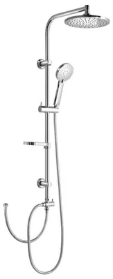 Produktbild von Aqualine ZARA Duschsäule mit Armaturenanschluss, Chrom