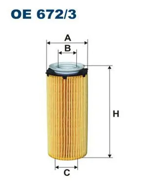 Immagine prodotto di FILTRON filtro olio OE672/3
