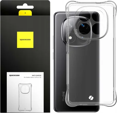 Image de SPACECASE Étui en silicone anti-choc pour Redmi Note 14 Pro+ 5G Transparent