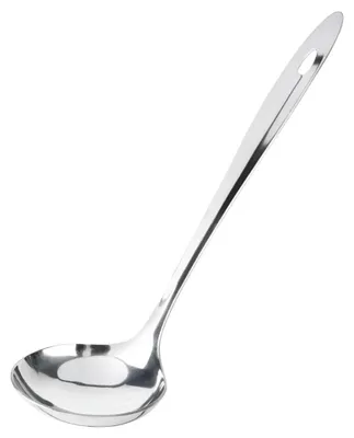 Image de Louche à soupe en acier inoxydable, 80 ml, 29 cm de long
