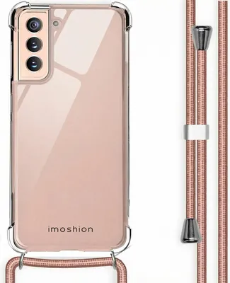 Produktbild von imoshion Backcover mit Band Samsung Galaxy S21 - Rosé gold