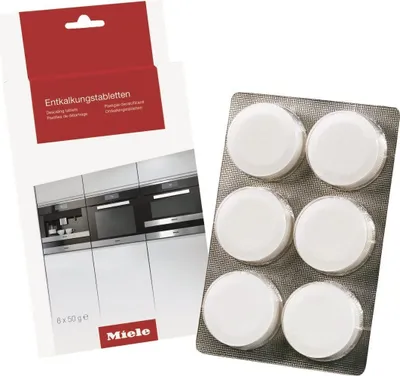 Produktbild von Miele Entkalkungstabletten für Kaffeemaschinen, KRUPS Entkalker Wasserkocher, 6 Stk.