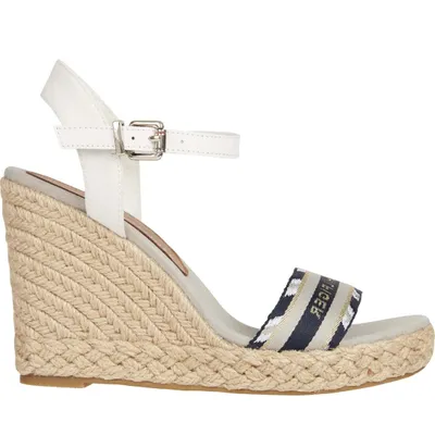 Produktbild von Tommy Hilfiger Damen Klassische Sandalen FW0FW06295 YBL Farbe:Weiß Größe: 41
