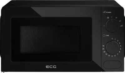 Zdjęcie produktu dla ECG MTM 1774 BE, Blat, Mikrofalówka Solo, 17 l, 700 W, Obrotowy, Czarny