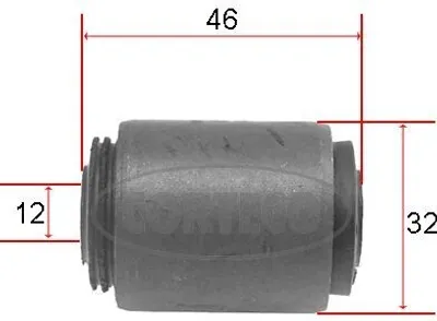 Produktbild von CORTECO 21652438 Lagerung Lenker Vorderachse