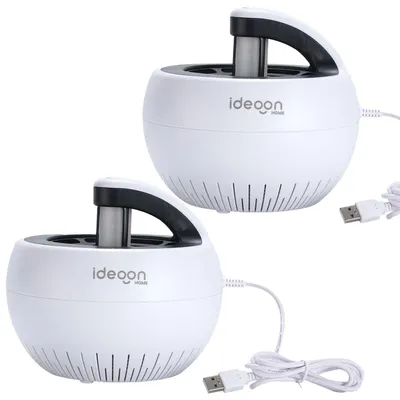 Produktbild von 2er-Set Insektenfänger UV-Licht & Luftstrom USB (5W): Mückenfalle, geräuschlos & chemiefrei – Für ruhige Nachte & insektenfreie Räume