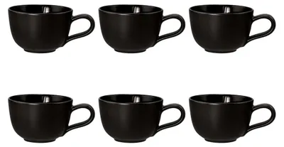 Zdjęcie produktu dla Seltmann Weiden - Zestaw 6 filiżanek do kawy 260ml Liberty Velvet Black