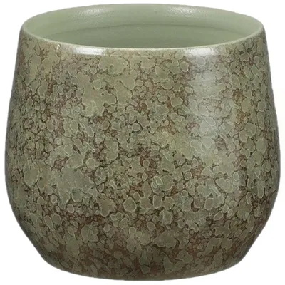 Produktbild von Mica Decorations Pflanzentopf - Terrakotta - grun - 19 x 17 cm