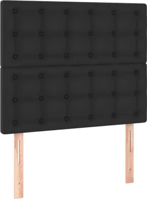 Obrázok produktu pre vidaXL Čelo postele čierne 100x5x118/128 cm Imitácia kože