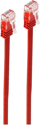 Obrázek produktu pro Patch kabel plochý kabel U/UTP cat. 6 slim červený 1m