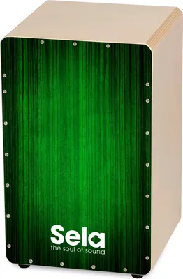 Produktbild von Sela SE-053, Cajón-Trommel, Grün, Holz, 300 mm, 300 mm, 470 mm, 5 kg
