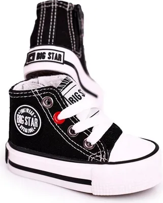 Produktbild von BIG STAR Kinder High Zipper Turnschuhe HH374188 Schwarz 17