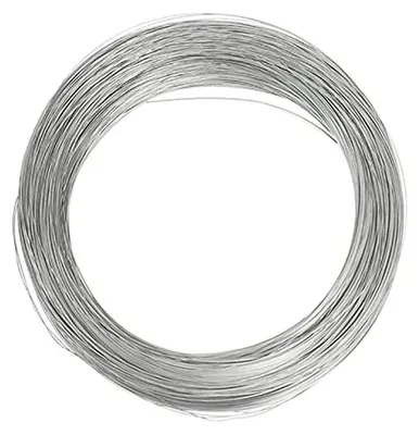 Productafbeelding van Roestvrij Staalveer Draad - Metalen Draadveer - DIY Projecten - Corrosiebestendig - 10 Meter - Zilver