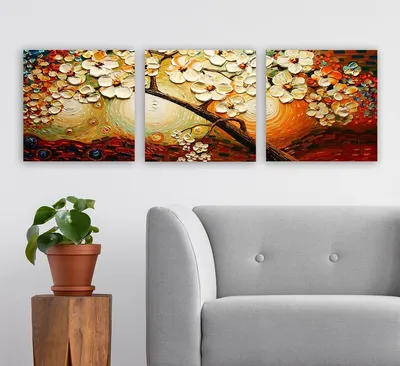 Produktbild von Wallity, PARTMDR08- RMY1345, Bunt, Leinwandbilder, 90 x 30 cm, 100% Leinwand