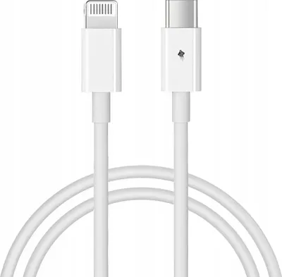 Zdjęcie produktu dla Kabel USB C Lightning do szybkiego ładowania PD 27W 3A 100cm + dane