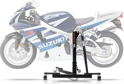 Image de Béquille centrale CS Power Evo pour Suzuki GSX-R 1000 01-02 Noir