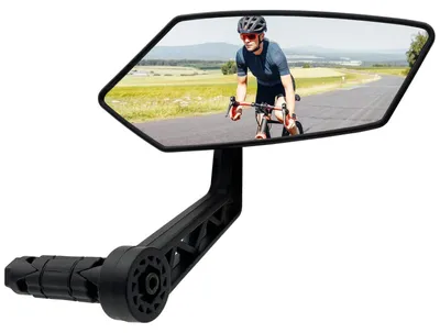 Immagine prodotto di Specchio per bicicletta, specchietto retrovisore da manubrio, vetro HD convesso, resistente agli urti, per biciclette elettriche, lato destro, diametro del manubrio 15-20 mm