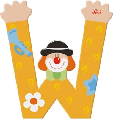Produktbild von Sevi Buchstabe Clown B: 10 cm (81759)