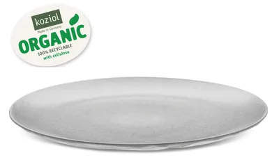 Image de koziol CLUB, assiette plate, 260 mm – couleur gris organique