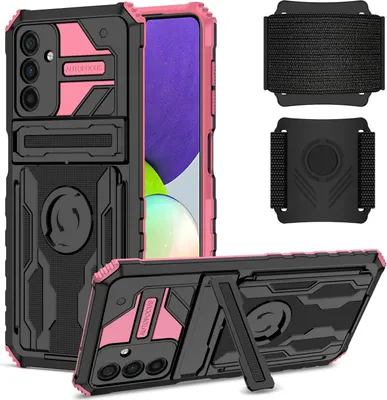 Produktbild von Für Samsung Galaxy A54 5G Armor Hülle + Armband TPU Schutz Tasche Hülle Cover