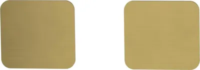 Produktbild von Griffwerk Schlüsselrosettenpaar ONE abgerundet Blindrosette Flachrosette Gold matt