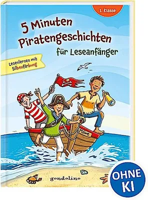 Immagine prodotto di 5 Minuten Piratengeschichten für Leseanfänger