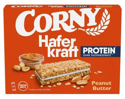 Produktbild von Corny Haferkraft Protein Peanut Butter 3x40g