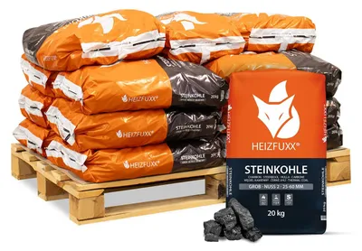 Produktbild von Heizfuxx Steinkohle 25-60 mm 20kg x 15 Sack 300kg Palette