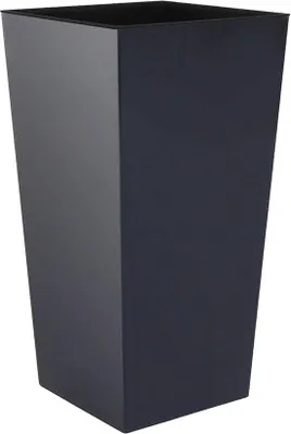 Immagine prodotto di Vaso da fiori in plastica XL, colore antracite, 50 cm