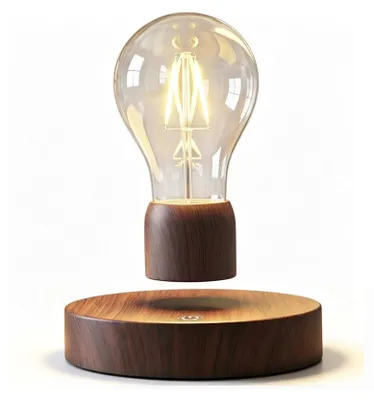 Produktbild von Magnetisch schwebende, kabellose LED-Glühbirnen-Tischlampe für einzigartige Geschenke