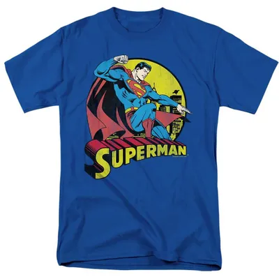 Immagine prodotto di Superman - T-shirt unisex da uomo/donna, modello TV36046 (XXL), colore blu reale