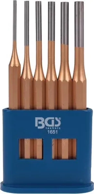 Produktbild von BGS 1651 Splintentreiber-Satz, 3-8 mm, 150 mm lang, 6-tlg.