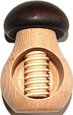 Produktbild von Holznusspilz | Nussknacker aus Holz | Handpilz zum Nüsseknacken | Nussknacker aus Holz